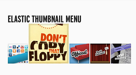 elastic thumbnail menu